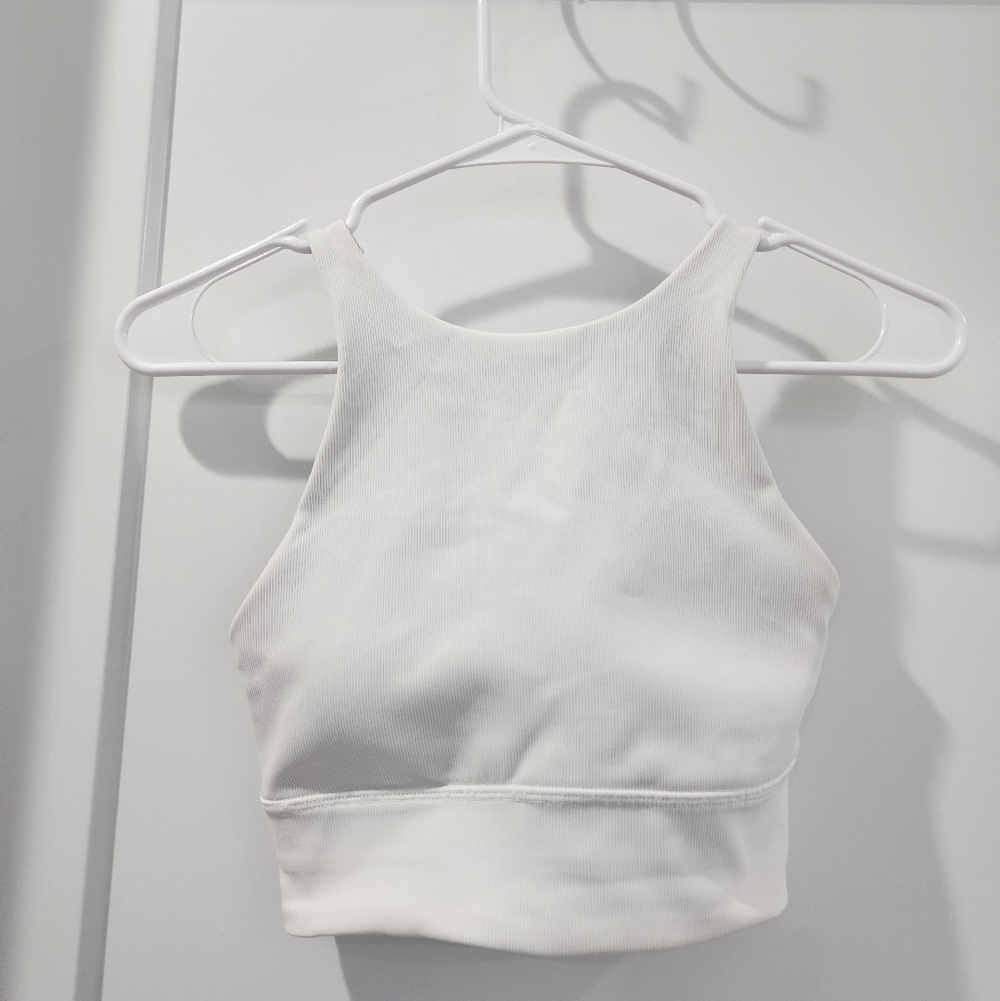 Lululemon Ribbed Long Line Sports Bra Sz 4